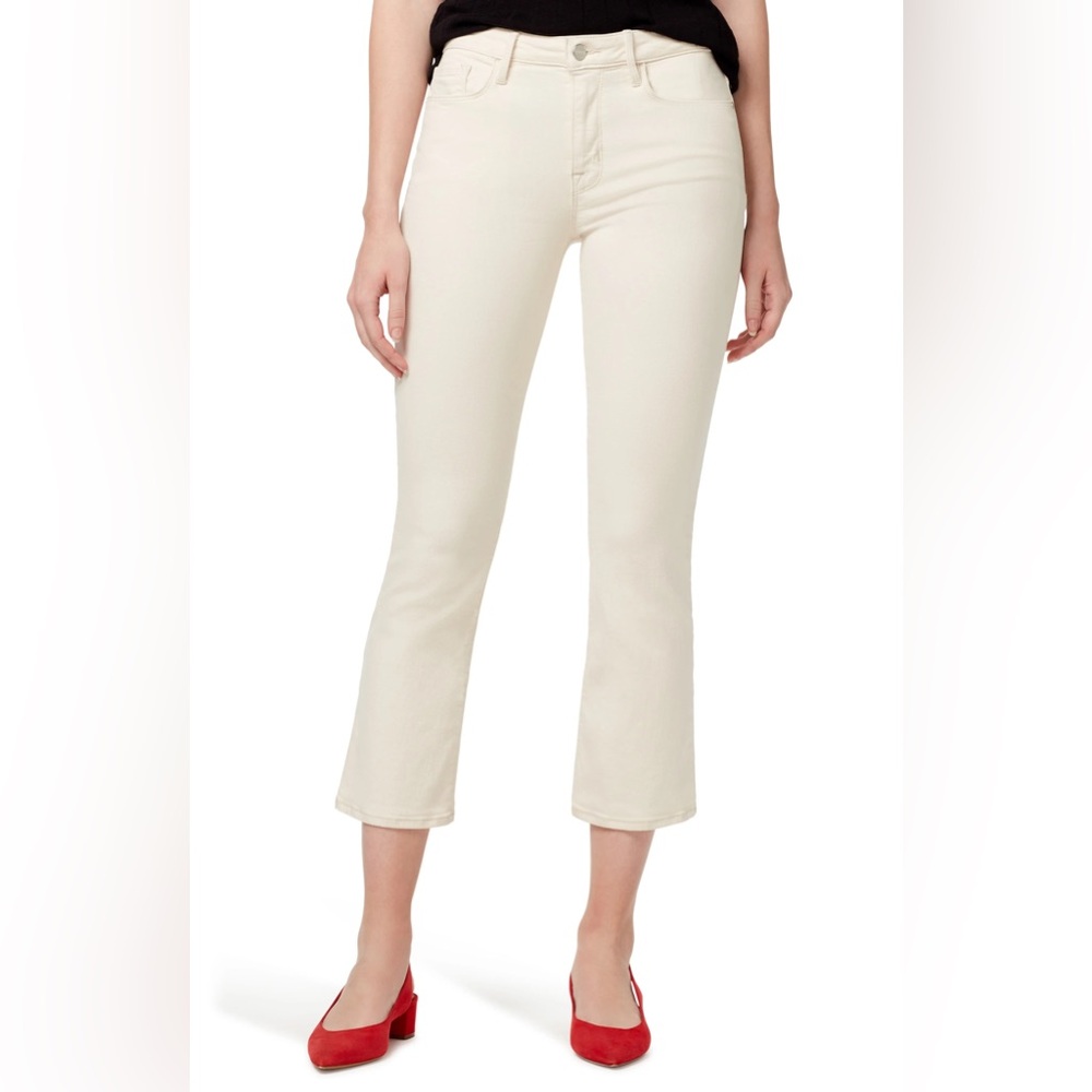 Sanctuary Denim connector kick crop jeans in moonstone